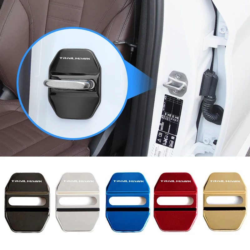 

Car Styling Door Lock Cover for JEEP Trailhawk Wrangler Renegade Patriot Liberty Commander Cherokee Patriot Compass Accessories