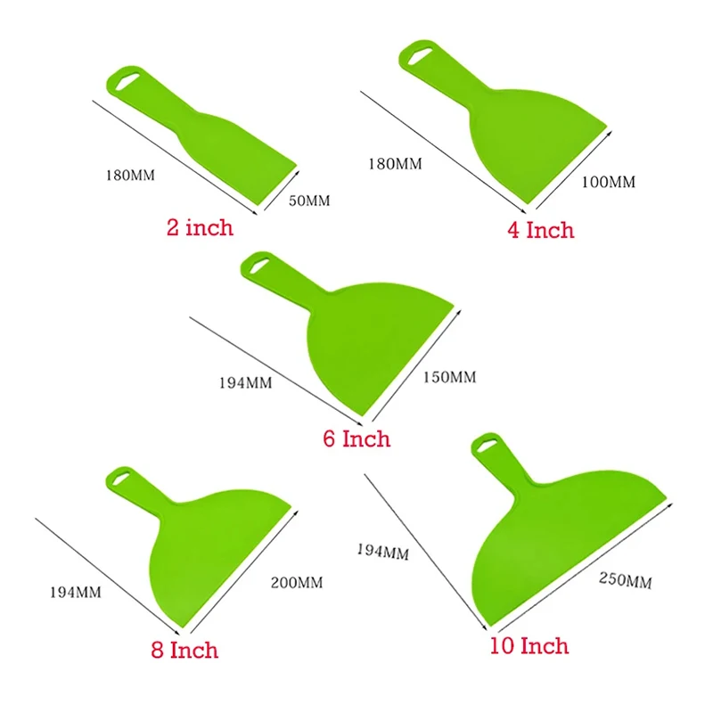 1 шт. пластмассовый гибкий скребок для рисования