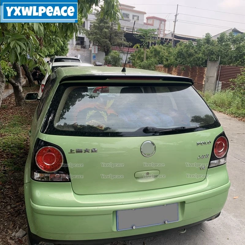 

For Volkswagen Polo 2005 2006 2007 2008 2009 ABS Plastic Unpainted Colored Rear Trunk Spoiler Trunk Lip Wing Car Accessories