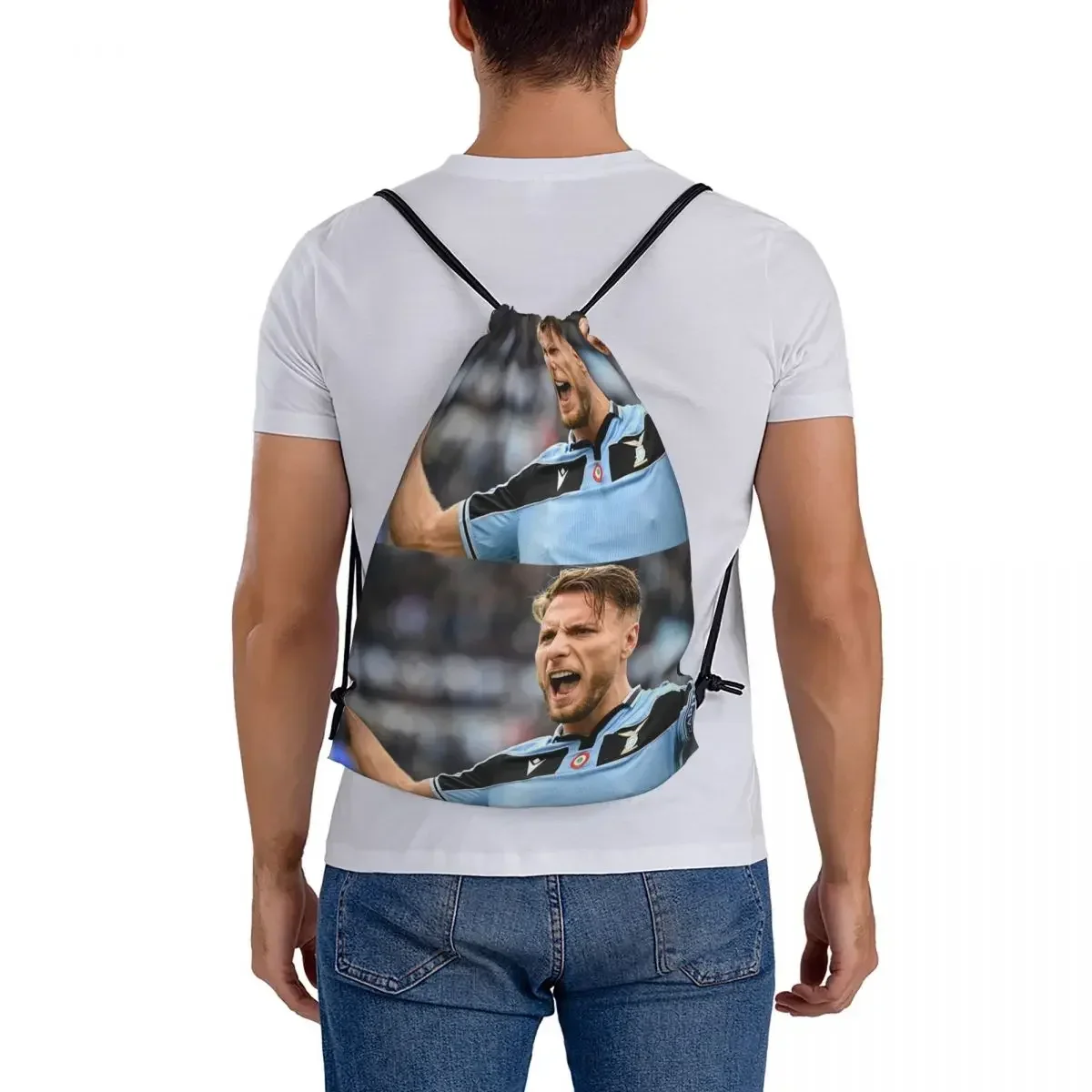 Рюкзаки Ciro Immobile Модные Портативные Сумки на шнурке сумка с карманами спортивная