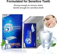 7 pairs 5d white teeth whitening stickers beautiful teeth sticks dazzling white 3d tooth sticks decontamination stickers