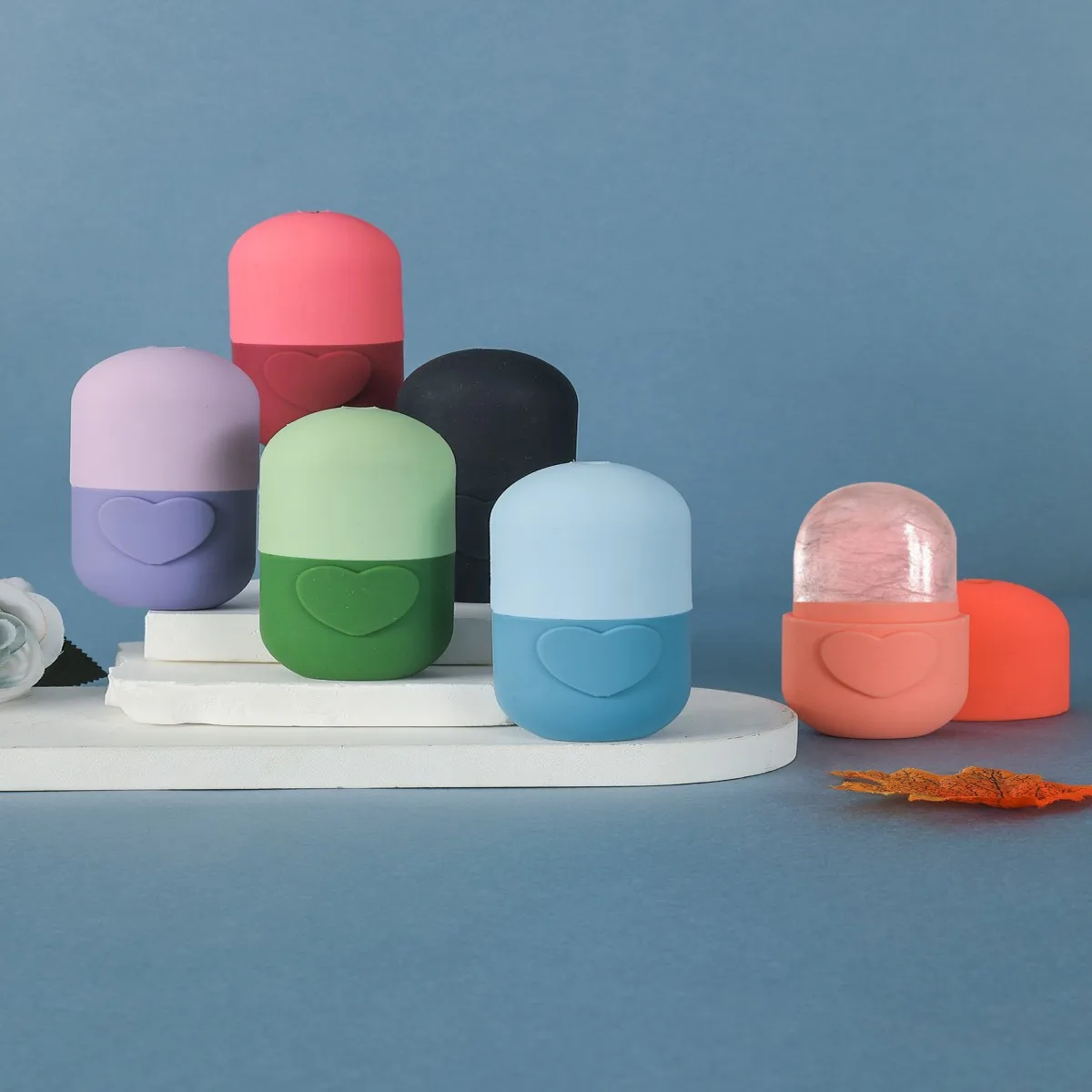 Love Upgraded Face and Eye Ice Roller — массажер для лица ухода за кожей многоразовый силикон