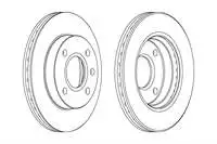 

DDF766 for ten brake disc mirror ESCORT ORION