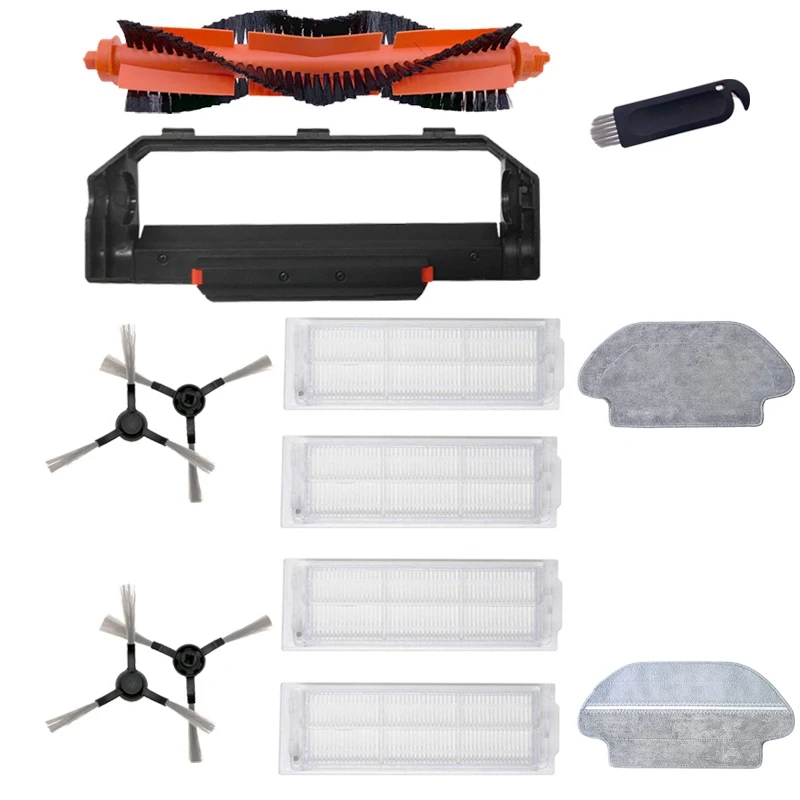 

Main Brush Hepa Filter Side Brush Mop Cloth for Xiaomi Mijia STYJ02YM Mi Mop Pro for Viomi V2 PRO V3 SE V-RVCLM21B