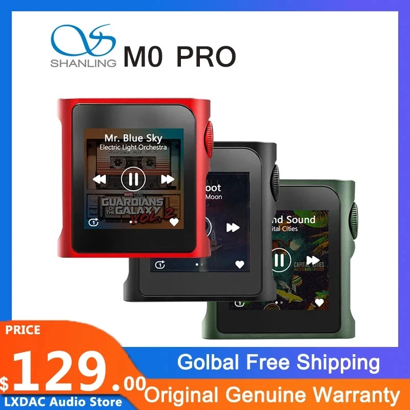 

SHANLING M0 PRO Music Player Dual ES9219C DAC Chips Support DSD Bluetooth 5.0 LDAC Hi-Res Player