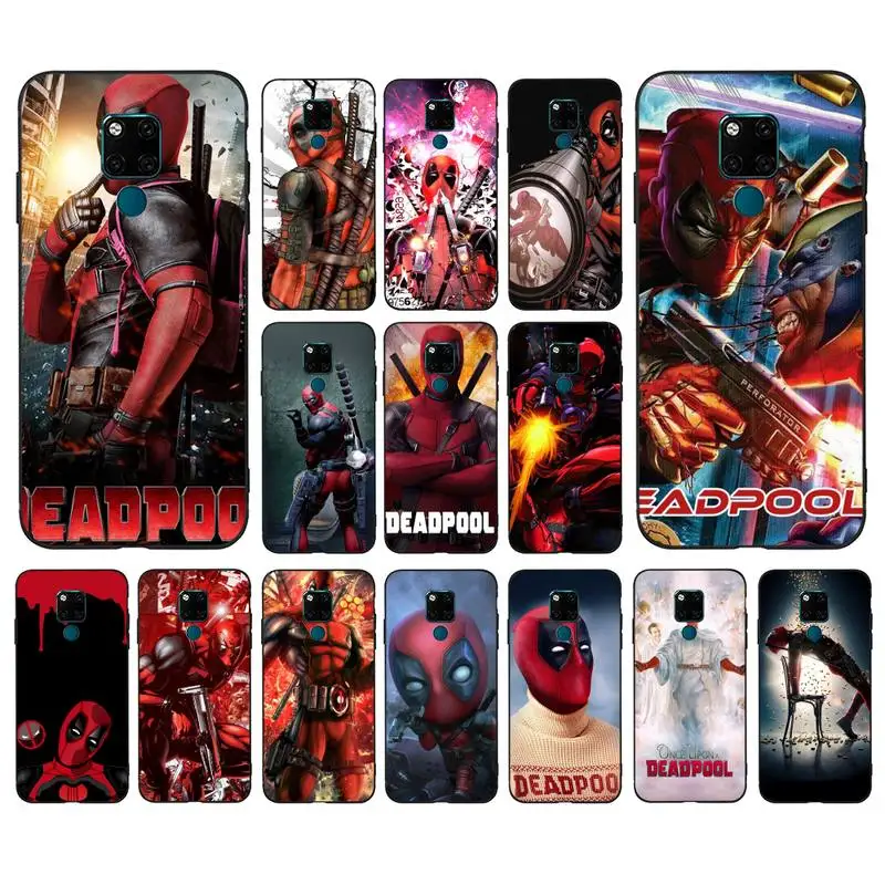 

Disney Deadpool Phone Case for Huawei Mate 20 10 9 40 30 lite pro X Nova 2 3i 7se
