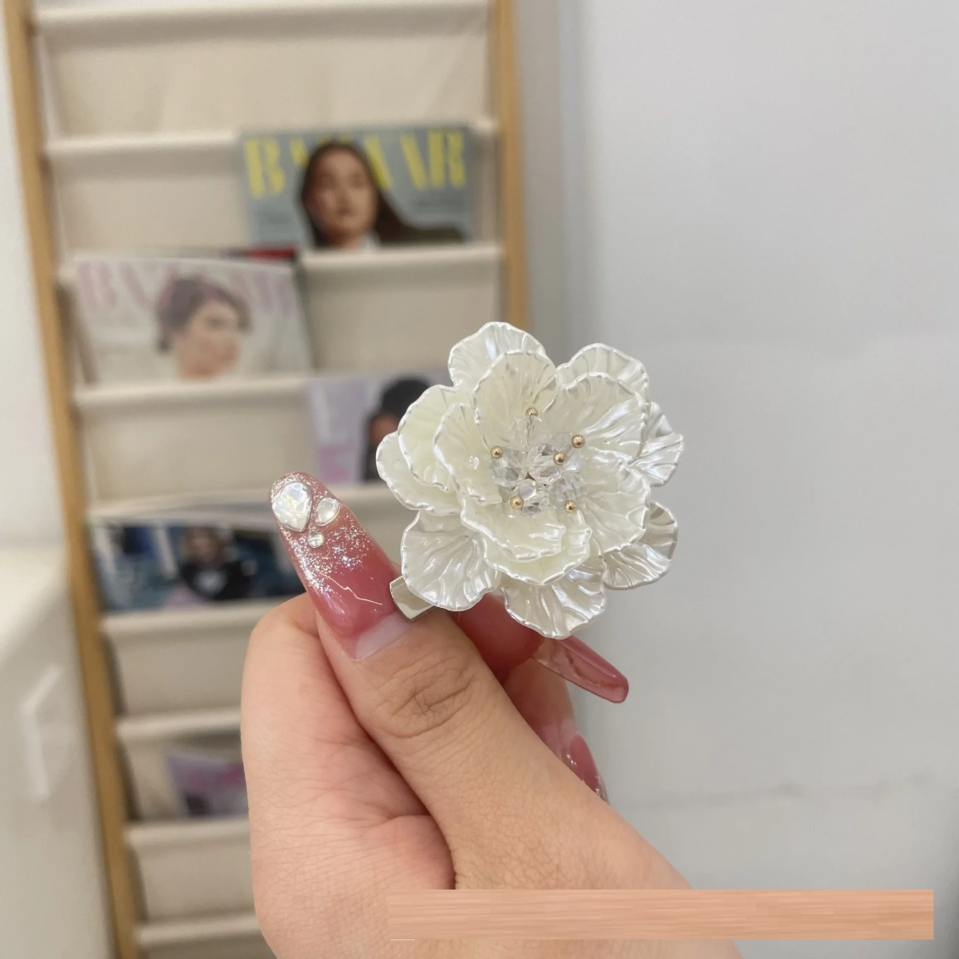 Женская Брошь-булавка с искусственным жемчугом