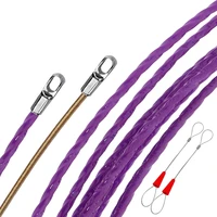 4mm cable puller purple fish tape 5m 10m 15m 20m 25m 30m wire conduit telecom push reel electrician hand tools wire pulling