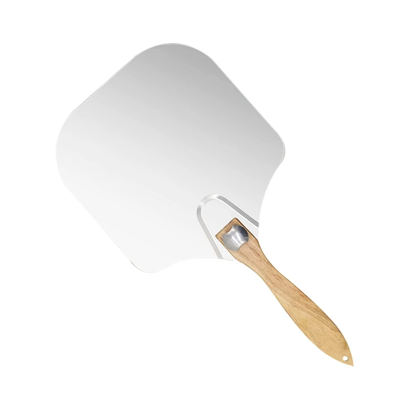 

Pizza Peel Pizza Pan 12 Inch Pizza Paddle With Foldable Wood Handle Easy Storage Pizza Turning Peel
