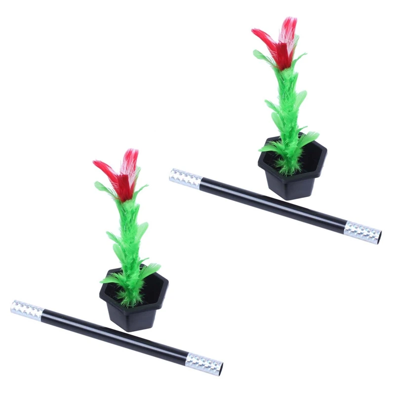 

2X Comedy Flower Stick Magic Trick Kid Show Prop
