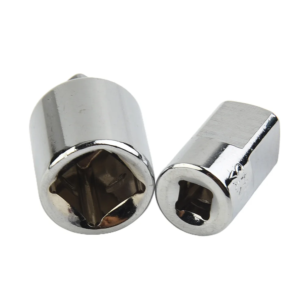 

1/2\" to 14\" Impact adapters Repair 1/4\" to 1/2\" 2pcs Converter Drive Hand tools Ratchet Reducer Silver Workshop