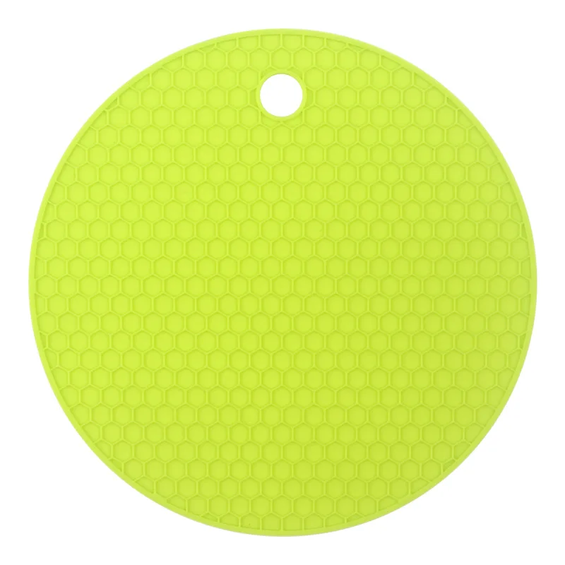 Круглый термостойкий силиконовый коврик, подставка под чашки для напитков, кухонные аксессуары, подставки, нескользящий Настольный держатель для кастрюль, прочные резиновые прокладки