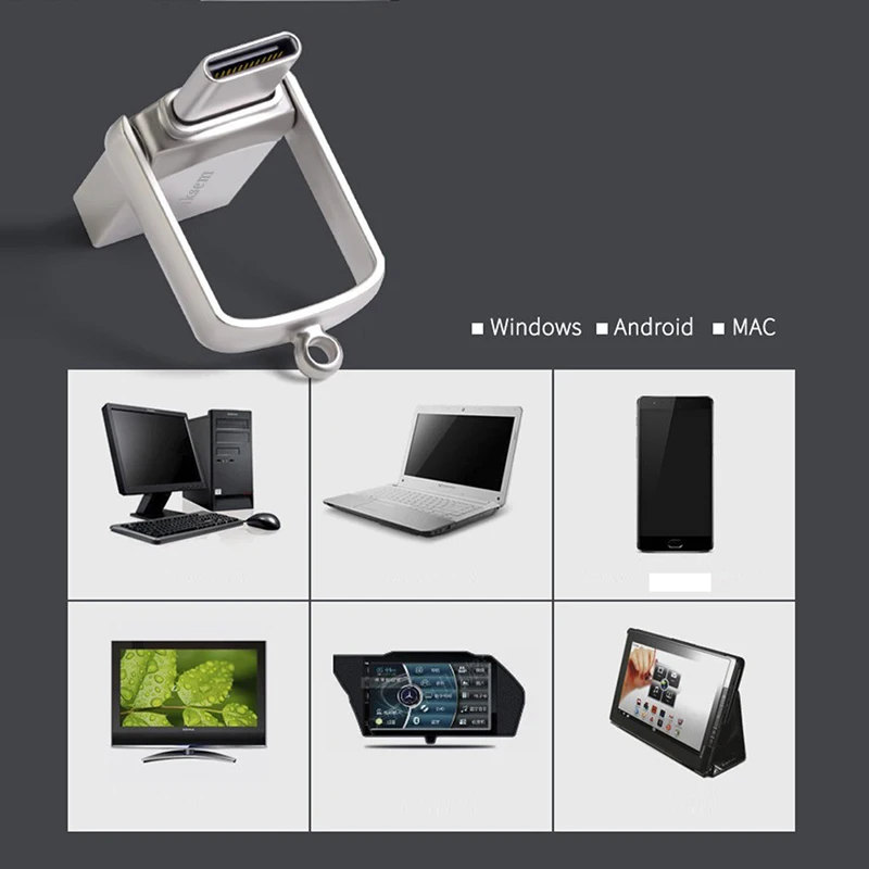 Флеш-накопитель флэш-накопитель объемом 64 ГБ металлический Usb-накопитель 2 0 дюйма