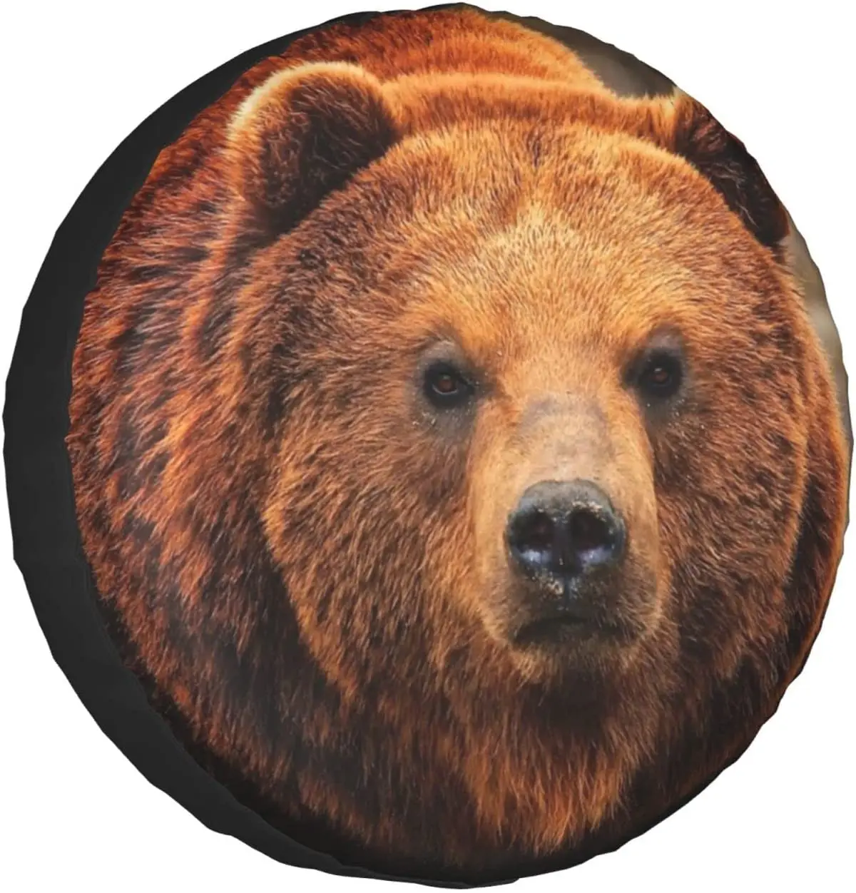 

Grizzly Bear Printed Spare Tire Cover Waterproof Tire Wheel Protector for Car Truck SUV Camper Trailer Rv 14"-17"