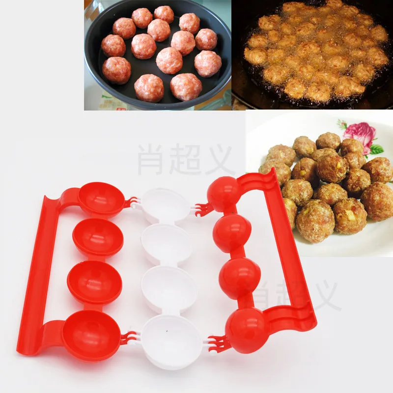 1PC new meatball mold making fish ball Christmas kitchen self stuffing food cooking ball machine kitchen tools accessories