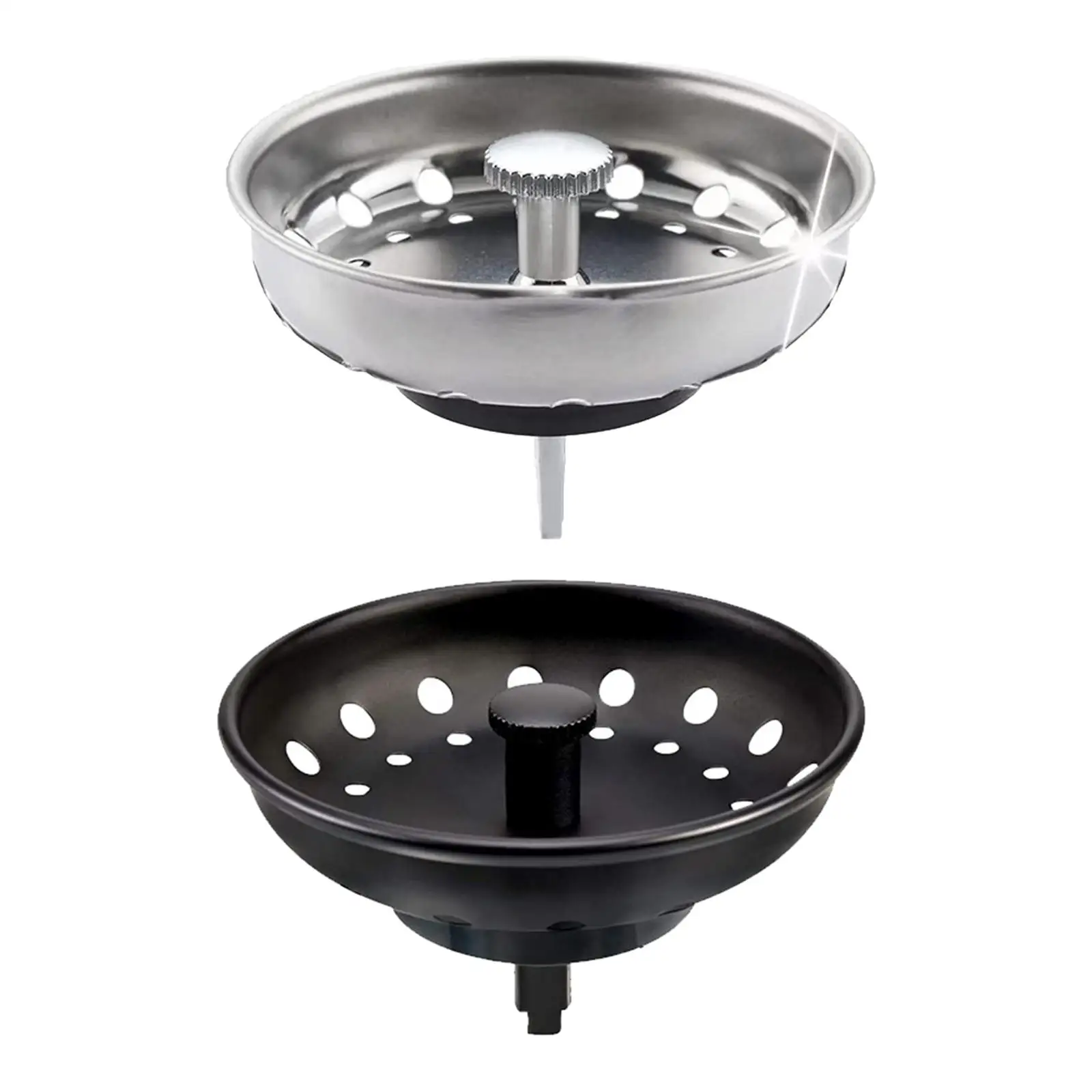 

Sink Strainer, Stainless Steel Kitchen Sink Stopper, Clog Free, Bathroom and Washroom Sink Plug