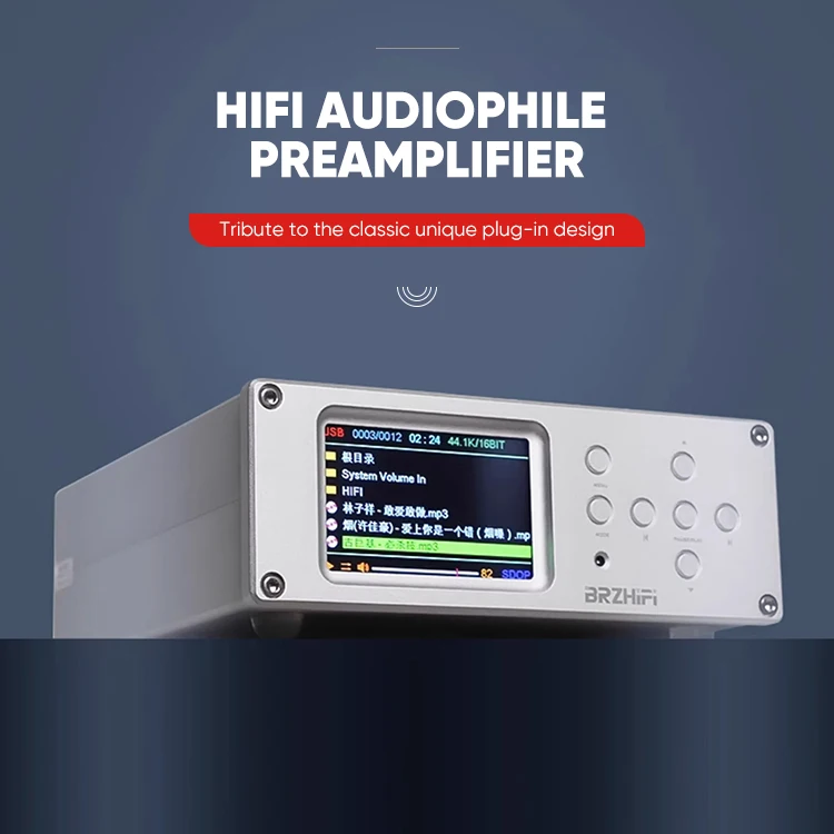 BRZHIFI настройка напряжения DIY цифровой проигрыватель USB DSD ЦАП аудио усилитель без