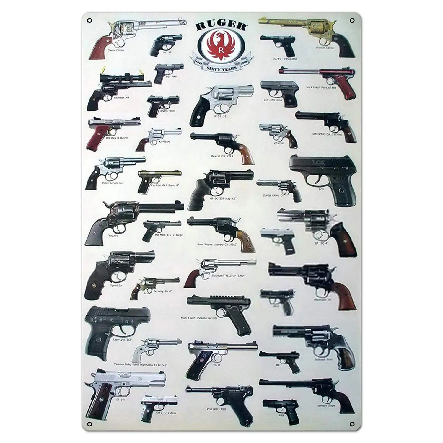 Металлический жестяной знак smartcow 8X12 дюймов-новый ружья-винтажный настенный