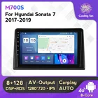 Android 11 6 + 128G 9 ''IPS экран для Hyundai Sonata 7 LF 9 2014 - 2017 Автомагнитола мультимедийный видеоплеер GPS навигация 4G Lte