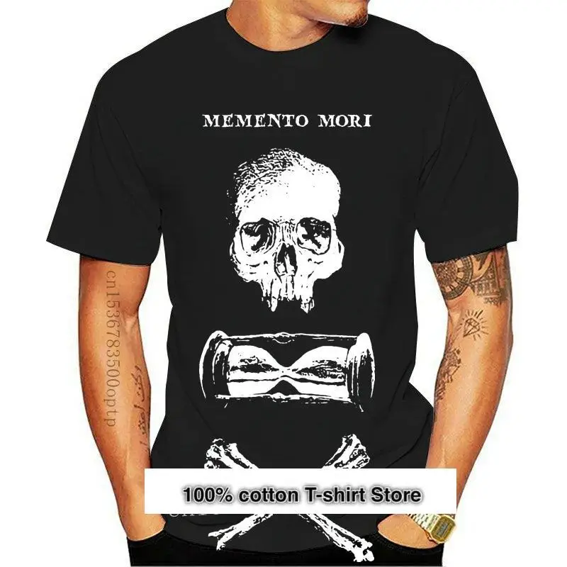 

MEMENTO MORI-Camiseta con estampado de Calavera, camisa con estampado de la vida y la muerte, ropa oculta