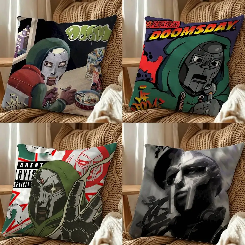 Фото Наволочка с изображением рэпера Мэдлиба из группы M-MF D-DOOM, квадратная, разных размеров, для декора автомобиля, дома, спальни, персонализированные подарки на День святого Валентина. №1