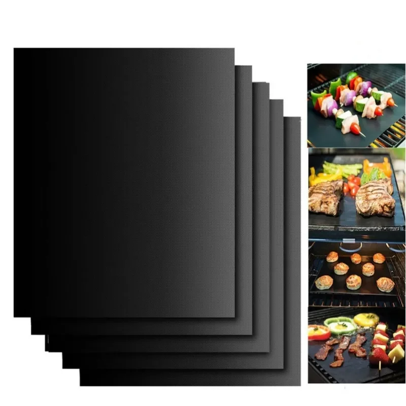 

Grill Mat Barbecue Outdoor Baking Non-stick Pad Reusable Cooking Plate 40 * 30cm for Party PTFE Gril Mat Tools Accessories