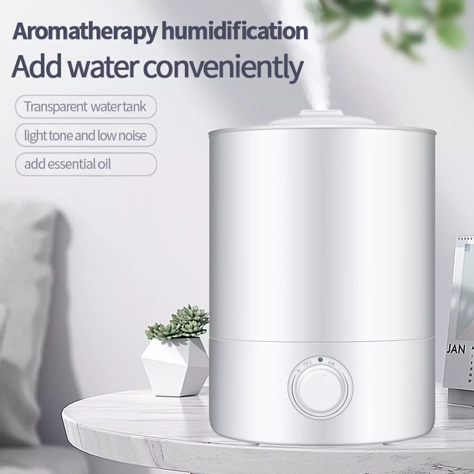 

NEW2023 2.8L Air Humidifier Diffuser Aromatherapy Auto Shut-Off Ultrasonic Purifier for Baby Nursery Desktop Yoga Kitchen Bedroo
