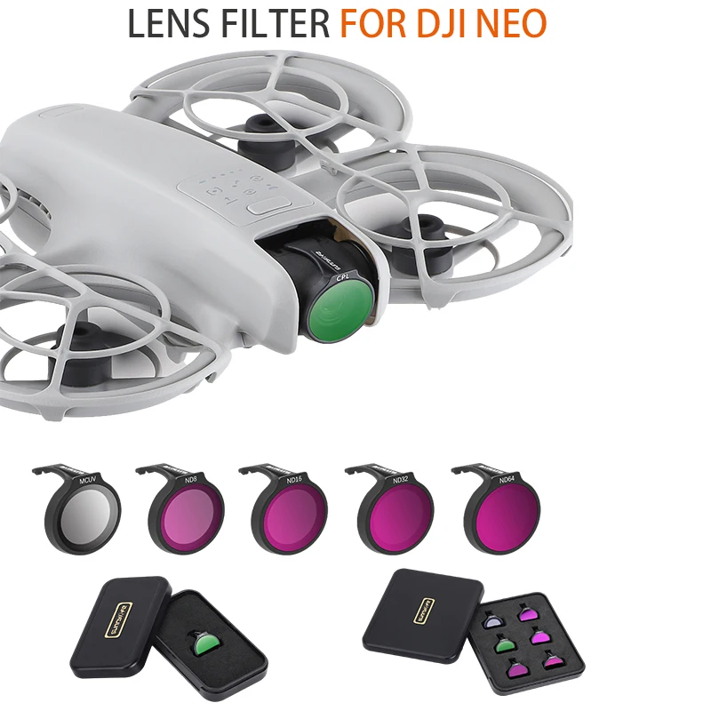 Фильтр для объектива DJI Neo Drone ND Набор фильтров камеры MCUV CPL HD Аксессуары