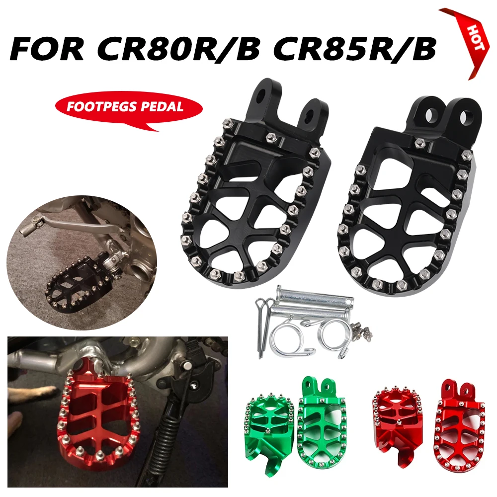 Для Honda CR80R CR80RB CR 80R 80RB 1996-2002 CR85R CR85RB 85R 2003-2007 аксессуары подставка для ног подножки