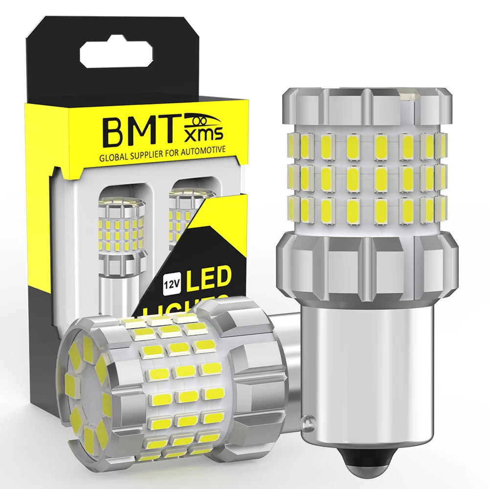 BMTxms 2 шт. 1156 BA15S P21W Светодиодная лампа заднего света 921 T15 W16W автомобильная