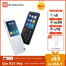 New Qin F21 Pro Smart Touch Screen Phone Wifi 5G+2.8 Inch 3GB + 32GB / 4GB 64GB Bluetooth 5.0 480*640 Global Verison Phone