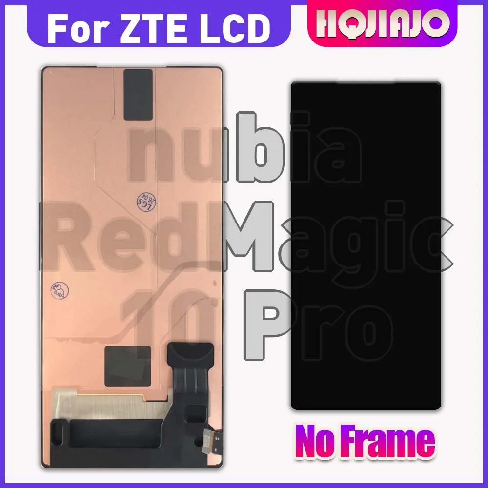 Фото 6,85-дюймовый AMOLED LCD-дисплей для ZTE nubia RedMagic 10 Pro NX789J без рамки, сенсорный экран, дигитайзер, комплект для замены, 100% протестировано №1