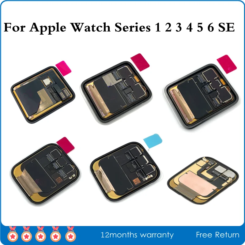 

A+++ Disassemble Screen For Apple Watch Series 1 2 3 4 5 6 7 8 SE Ultra LCD Display Touch Screen Digitizer Replacement LTE GPS