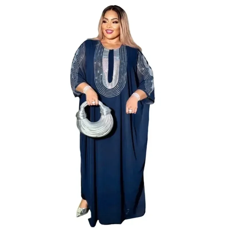 Abayas для женщин Дубайский Африканский мусульманский модный сарафан атласное