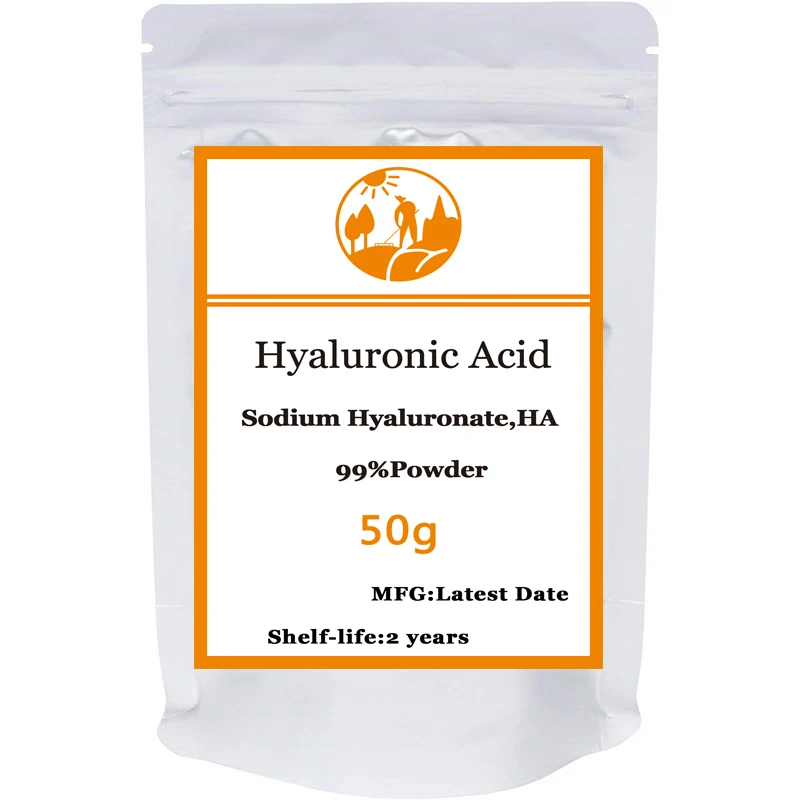 

50-1000g Pure Hyaluronic Acid Powder,HA,Sodium Hyaluronate Powder, Whitening Skin,promoting Skin Health,Moisturizing,Anti Aging