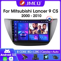 jmcq 2 din 4gwifi android 11 0 car radio multimedia video player for mitsubishi lancer 9 cs 2000 2010 navigation gps carplay