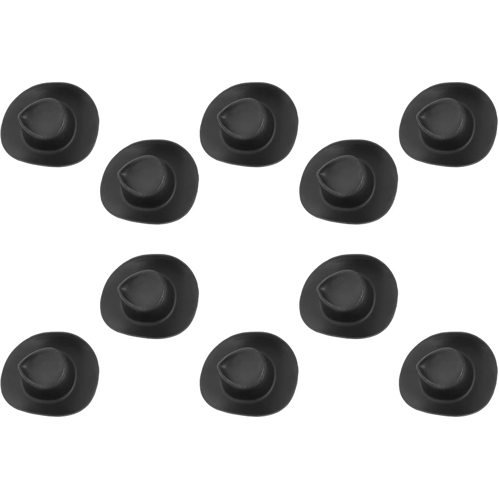 

10Pcs Miniature Hat Mini Hat DIY Prop DIY Miniature Hat Ornament Mini Decor