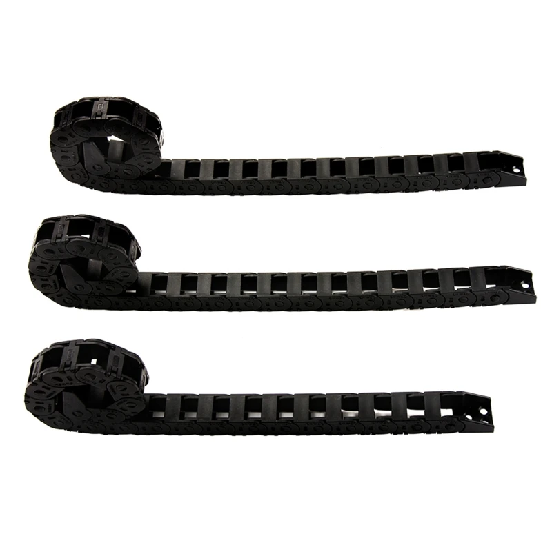 

Plastic Flexible Nested Semi Colsed Cable Drag Chain 300x300mm Wire Cable Carrier Chains for 3D Printer Parts 85DD