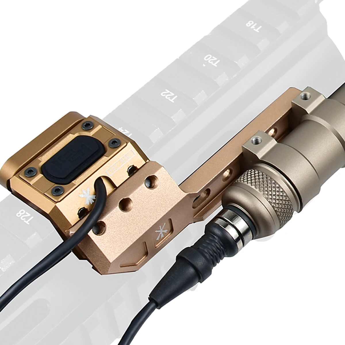 Кнопка-переключатель UNITY Offset Mount для фонарей Surefire M600 M300, модифицированный кнопочный переключатель SF Plug Light Modb*tton, кнопочный переключатель Surefire (art.: 3920db449dfcc) - 3920db449dfcc