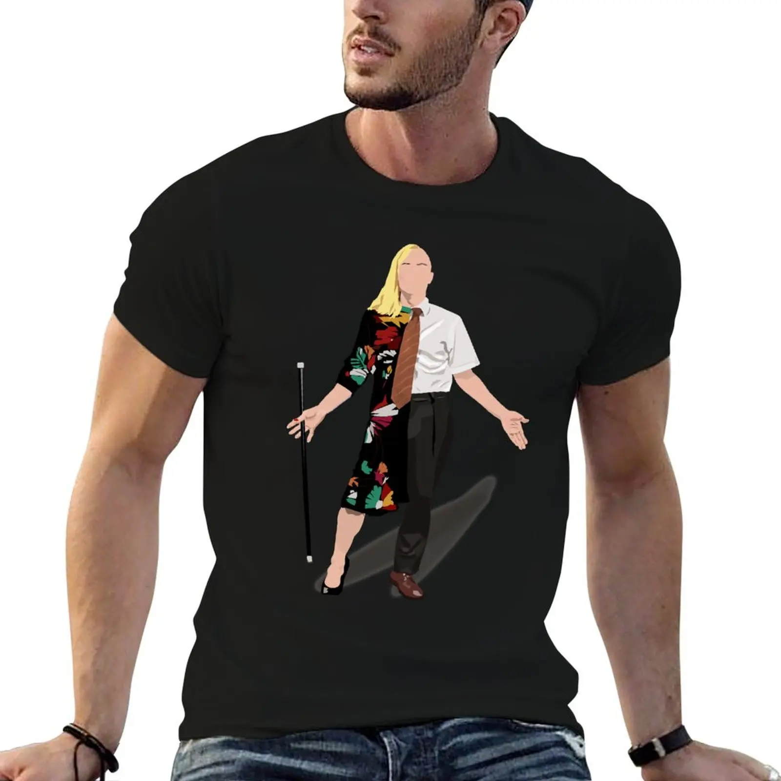 Странность человека! - Футболка Dean Pelton from Community летние топы винтажные футболки с