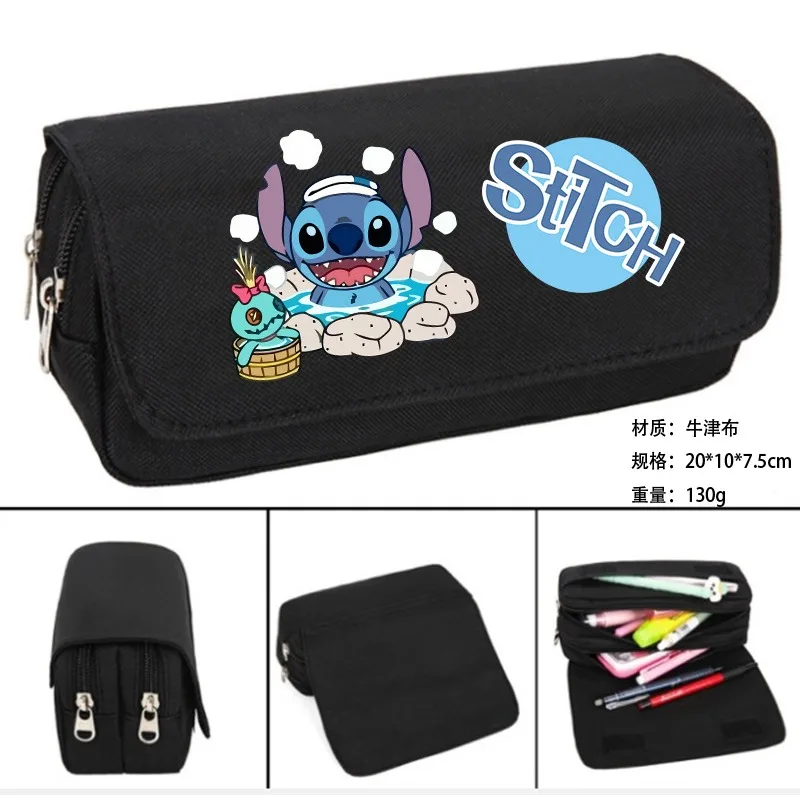 Bag Stationery Case Cosmetic Mickey Anime Kawaii Lotso Makeup Pouch Coin Purse Wallet Bag Kid Toy Gifts