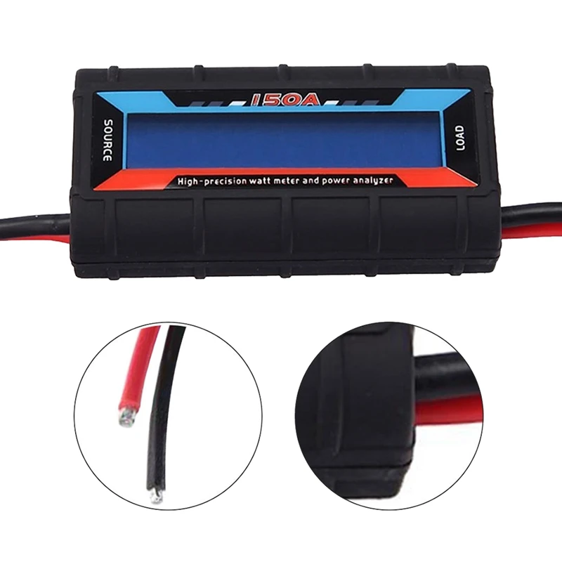 Ваттметр с ЖК-дисплеем и подсветкой 150 А 1 шт.