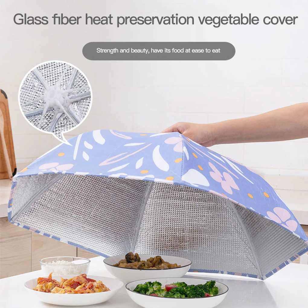 

Foldable Food Covers Keep Warm Hot Aluminum Foil Food Cover Winter Dust-Proof Insulation Leftover Food Kitchen Tools