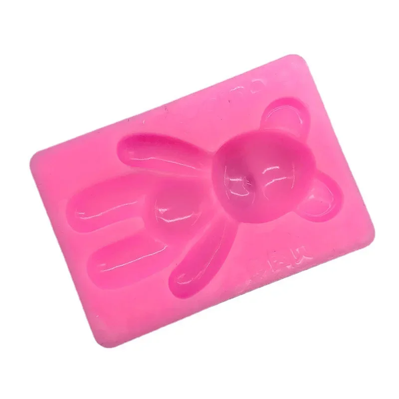 Силиконовая форма в виде симпатичного мультяшного медведя украшение для