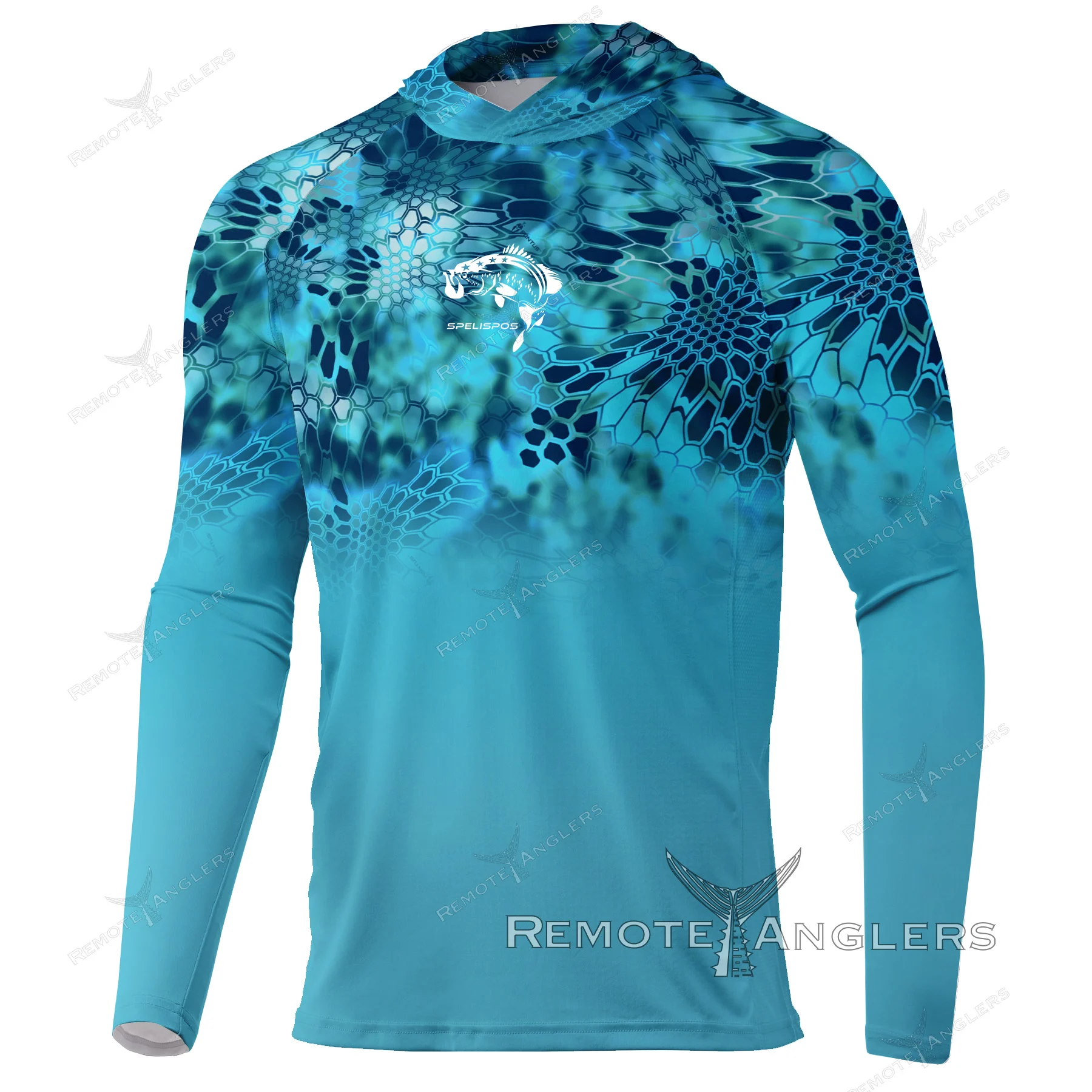 

SPELISPOS Camiseta De Pesca Men's Long Sleeve Fishing Jersey Tops Performance Shirts Sun UV Protection Fishing Hoodies Clothing