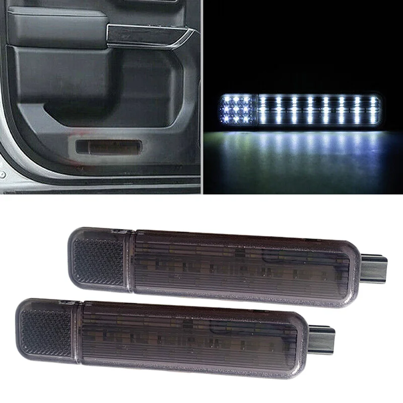 

15021518 1 Pair Interior Door Panel Courtesy LED Lamp Light 15021517 Fit for Chevrolet C/K Suburban Silverado GMC Sierra Yukon