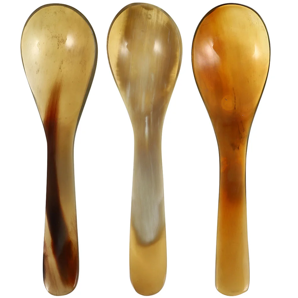 

Spoons Spoon Horn Dessert Serving Coffee Cake Caviar Stirrer Ice Cream Espresso Stirring Dinner Soup Scoop Pearl Teaspoon Mini