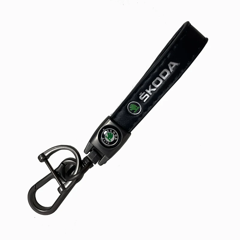 

Car Logo Keychain Decoration Key Chain Ring For Skoda VRS Octavia A7 Kamiq Kodiaq Karoq RS Superb 3 Fabia Rapid Yeti Accessories