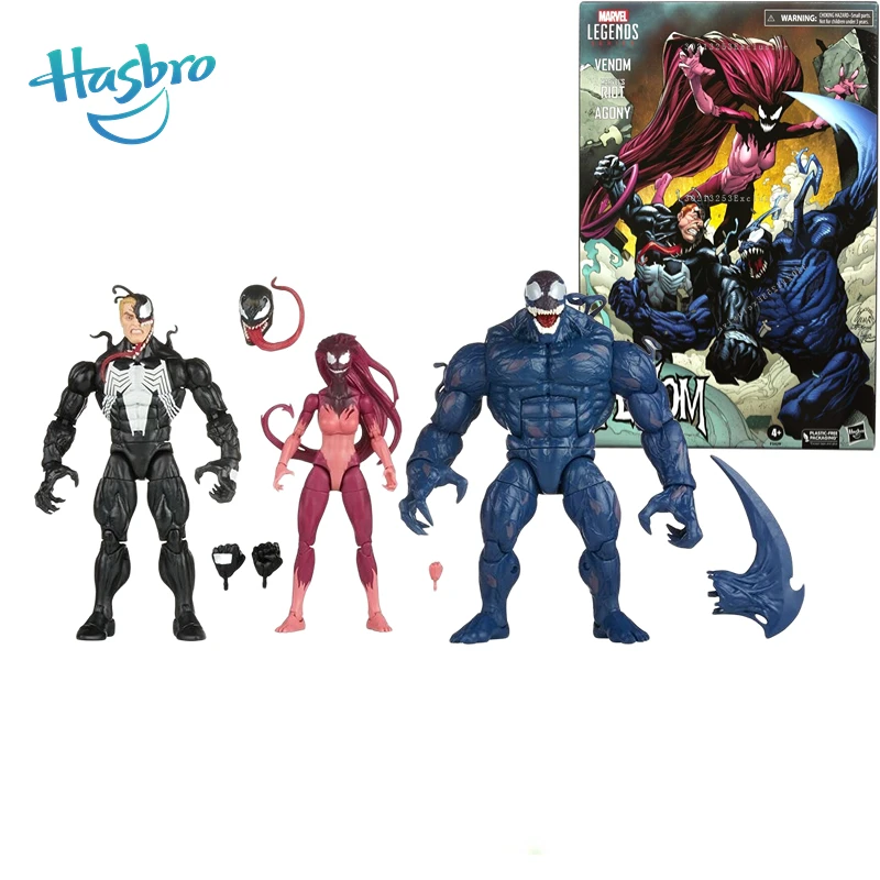 

In Stock Hasbro Marvel Legends 6" Venom Riot Agony 3-Pack Action Figure Model Toy Hobby Gift