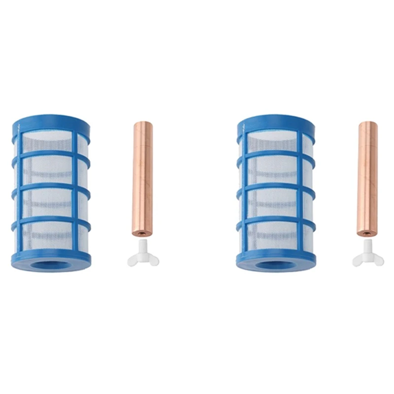 

2X Solar Copper Anode And Filter Screen,Replacement Part For Solar Pool Ionizer Purifier Purifiers